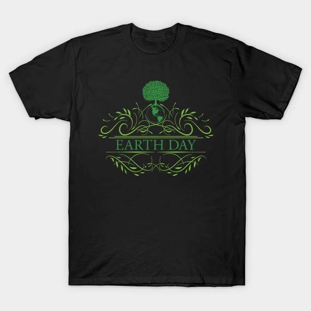 Earth Day T-Shirt by SWON Design